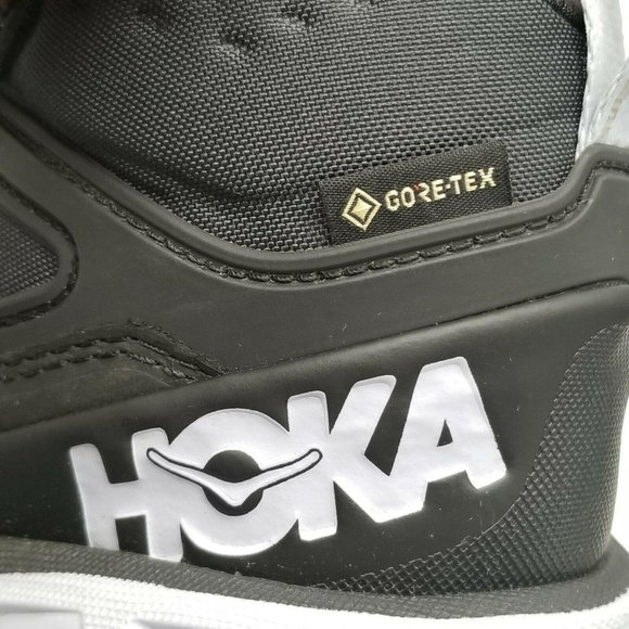 Hoka One One Womens Mid Gore Tex Black Shoes Sz 6 - Picture 6 of 8
